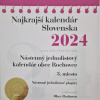 Najkrajší kalendár Slovenska 2024 - 3. miesto  v kategórii Nástenné jednolistové plagáty