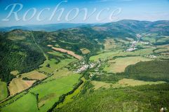 Letecké zábery obce Rochovce z 31.07.2017